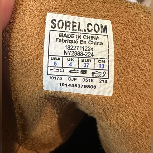 Sorel Women’s Joan of Arctic Wedge II Waterproof Suede Boots Size 5 - Picture 6 of 8